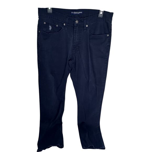 Mens U.S. Polo Assn. dark blue athlete/stretch pants size 32x32 - Picture 1 of 8